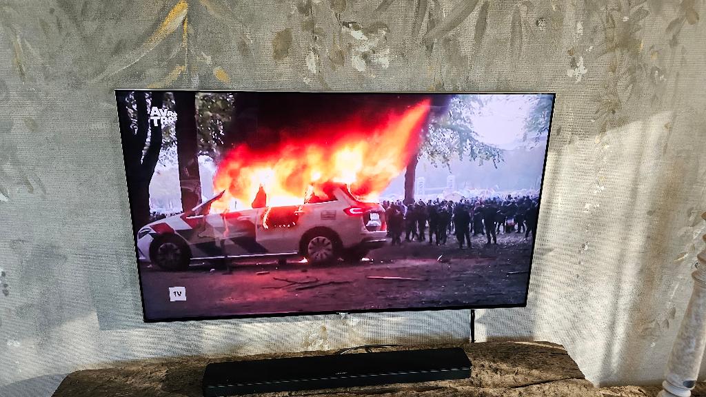 Samsung LED tv 8000series 55 inch, Audio, Tv en Foto, Televisies, Ophalen, LED, Zo goed als nieuw, 100 Hz