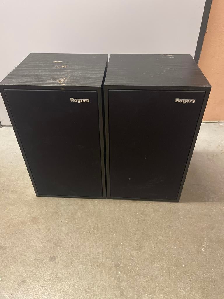 Rogers LS4A Speakers - Vintage Hifi Geluid, Gebruikt, 60 tot 120 watt, Front, Rear of Stereo speakers, Ophalen