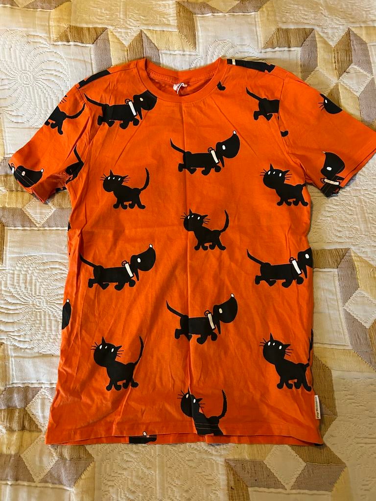 HEMA Oranje T-shirt Takkie Koningsdag/WK Maat 158-164, Ophalen of Verzenden, Nieuw, Jongen of Meisje, Shirt of Longsleeve