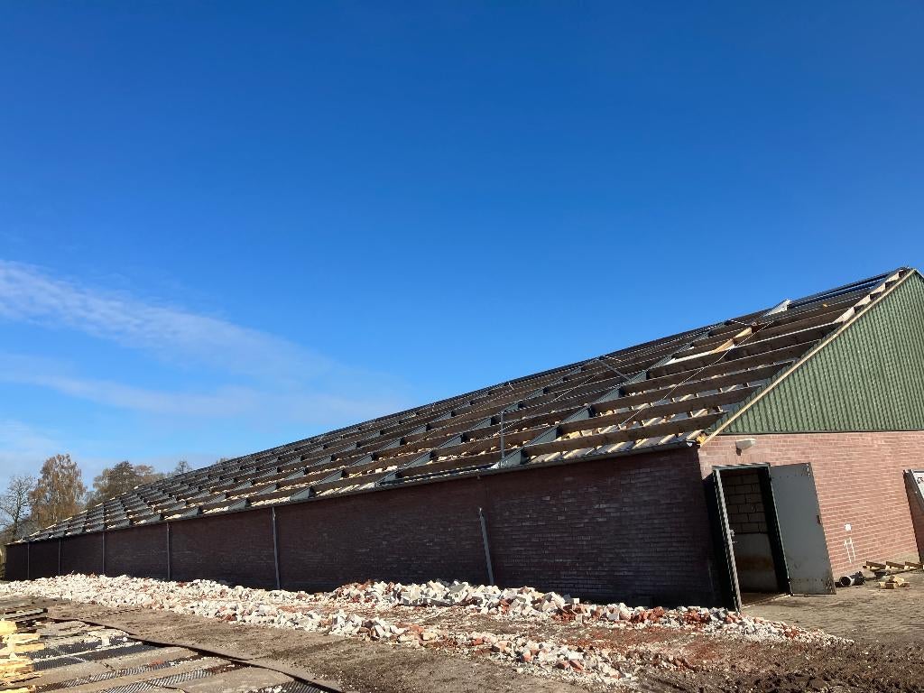 Stal/loods 21x62, Ophalen, Gebruikt, Overige metalen