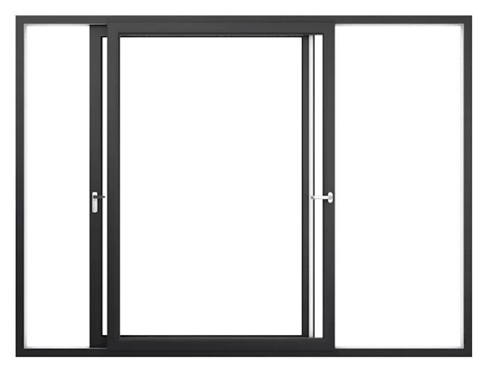 Schuifpui IgloSlide Dubbelzijdig | Kunststof | 250 X 215 Cm, Doe-het-zelf en Verbouw, Kozijnen en Schuifpuien, Nieuw, Schuifpui