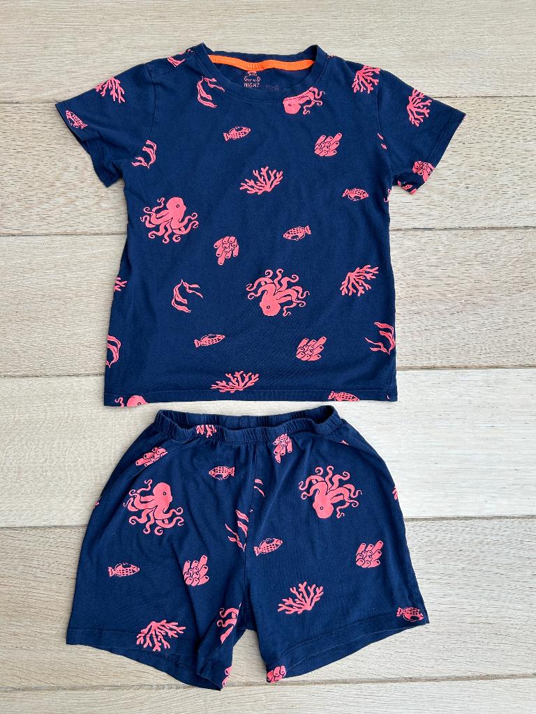 Zomer pyama maat 134-140 (Hema), Nacht- of Onderkleding, Gebruikt, Ophalen of Verzenden, Hema