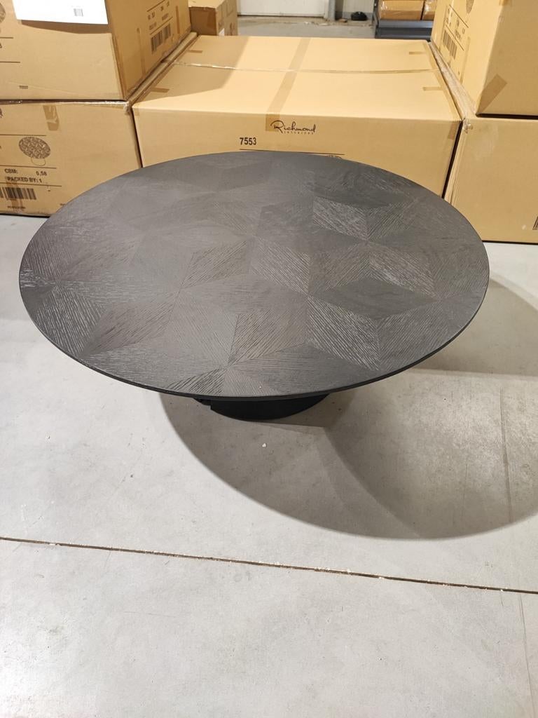 Richmond Interiors coffee table blax black 110, Ophalen, Nieuw, Rond