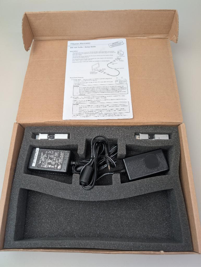 Extron DVI 104 TX/RX Set - Fiber Optic Extenders (NIEUW), Extron, Extronweg 1, Nieuw, Ophalen of Verzenden
