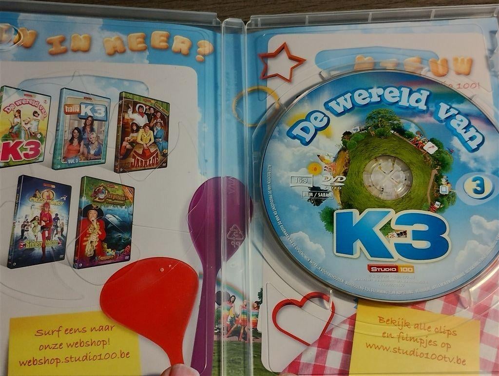 K3 - De Wereld Van K3 [DVD], Alle leeftijden, Ophalen of Verzenden, Zo goed als nieuw