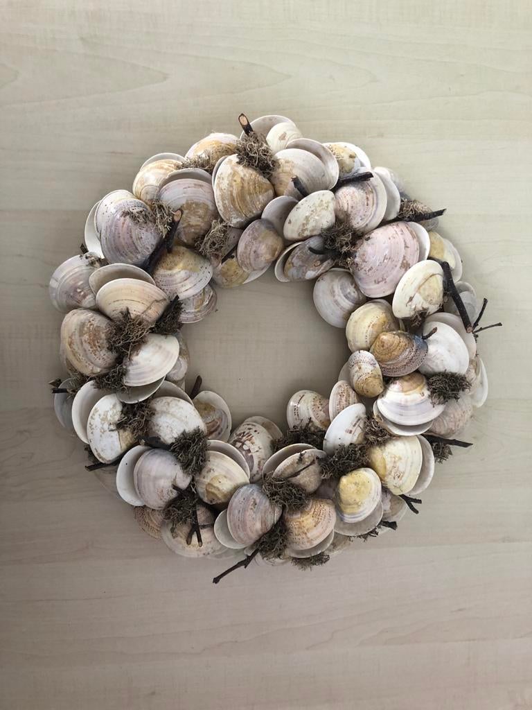 Decoratieve schelpenkrans Riviera Maison, Ophalen, Gebruikt