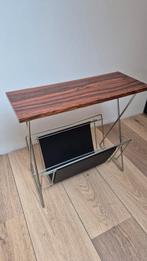 Vintage Tijdschriftenrek / Bijzettafel lectuurbak krantenbak, Ophalen of Verzenden