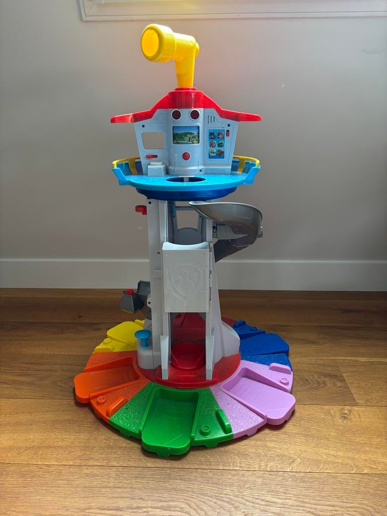 Paw Patrol XL Uitkijktoren met diverse voertuigen, Kinderen en Baby's, Speelgoed | Actiefiguren, Ophalen, Gebruikt