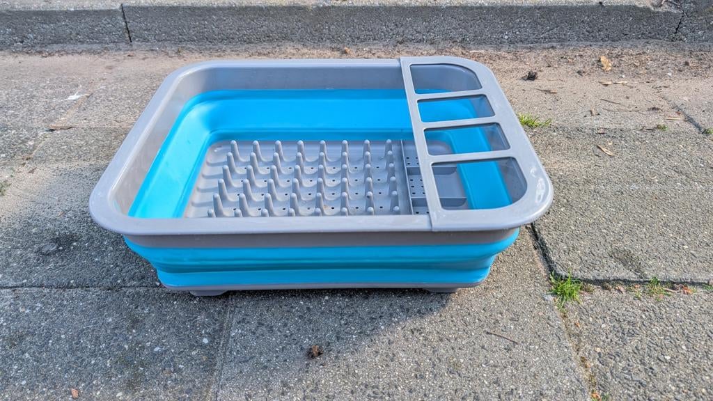 Handig opvouwbaar droogrek voor de keuken, Ophalen, Overige typen, Kunststof, Nieuw