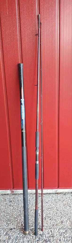 2 hengels te koop aangeboden, Watersport en Boten, Hengelsport | Algemeen, Gebruikt, Werphengel, Ophalen