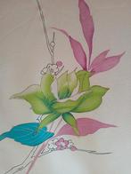 Traditionele Japanse Kimono white color flower, Ophalen of Verzenden