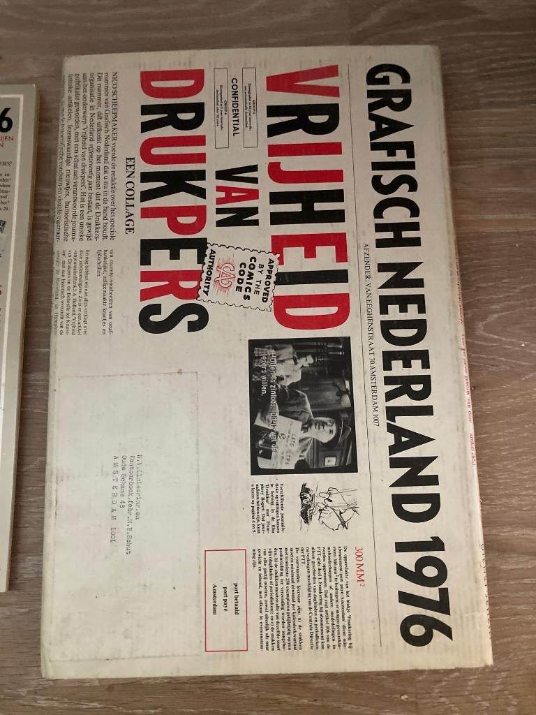 jaarnummer grafisch nederland 1976, Boeken, Ophalen of Verzenden, Zo goed als nieuw, Overige onderwerpen