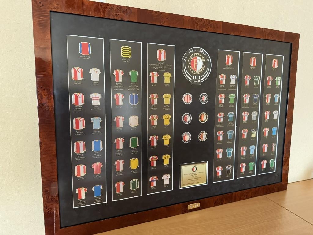 Pinframe Feyenoord 2008 met certificaat, Ophalen, Zo goed als nieuw, Feyenoord, Overige typen