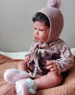 Leuke reborn meisje, Verzenden, Zo goed als nieuw, Babypop