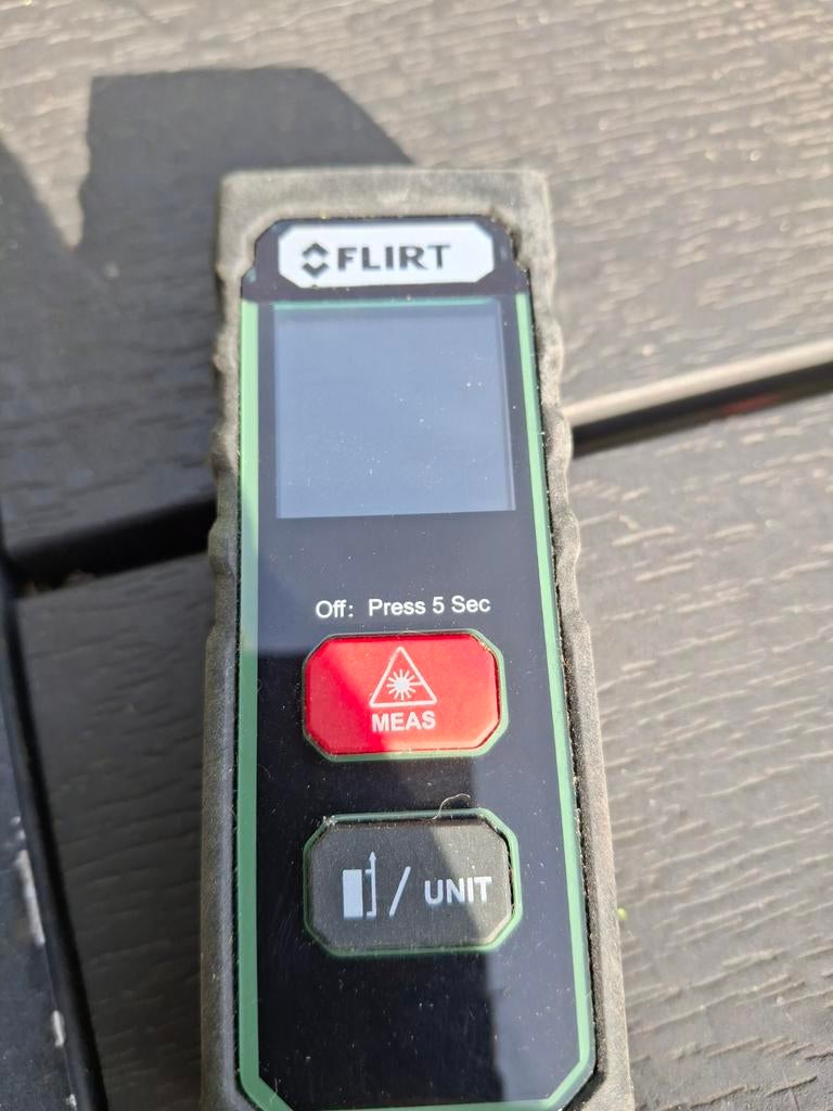 Flirt laserafstandsmeter 20M, Doe-het-zelf en Verbouw, Ophalen, Gebruikt, Afstand