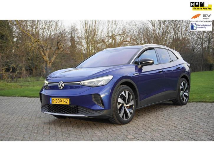 Volkswagen ID.4 First 77 kWh Leder |Alcantara SOH 92%, Auto's, Volkswagen, Bedrijf, Te koop, ID.4, ABS, Achteruitrijcamera, Adaptive Cruise Control