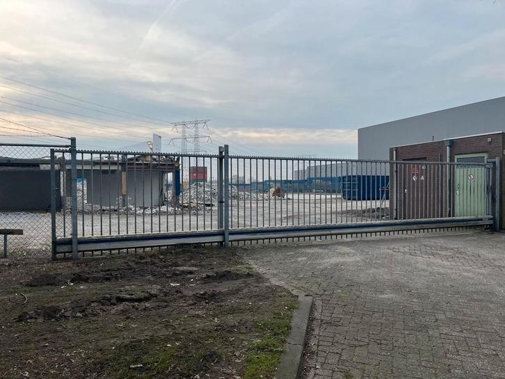 Te Koop: Vrijdragende Schuifpoort Heras 8,5x2m Handmatig, Tuin en Terras, Tuinpoorten, Gebruikt, Schuifpoort, Staal, 150 tot 200 cm