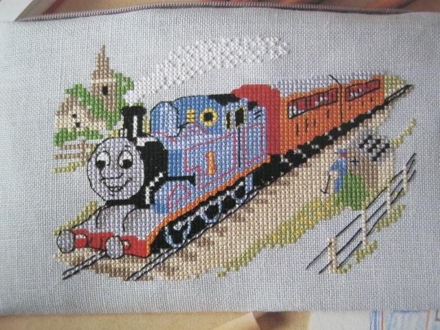 Borduurpatroon  Thomas de trein  nr 4513, Hobby en Vrije tijd, Borduren en Borduurmachines, Verzenden, Nieuw, Handborduren, Patroon