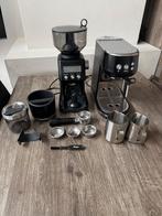 Sage bambino compleet. Weinig gebruikt. Met factuur!!, Stoompijpje, Espresso apparaat, Zo goed als nieuw, Koffiebonen