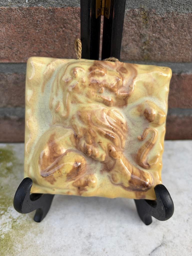 profiel wandtegel LEEUW, Antiek en Kunst, Ophalen of Verzenden