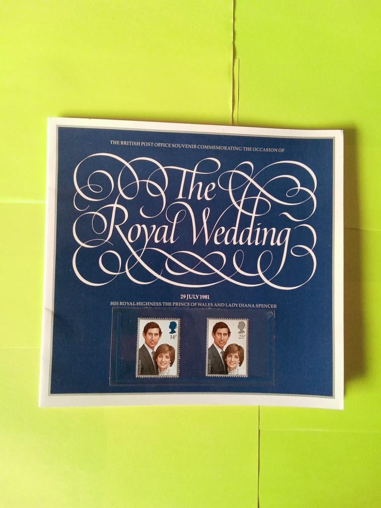 Boekje huwelijk Prince of Wales en Lady Diana 1981, Ophalen of Verzenden