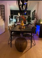 Keramische (glas) tafel zwart / gold ader, Huis en Inrichting, Tafels | Eettafels, 200 cm of meer, Vijf personen of meer, Modern