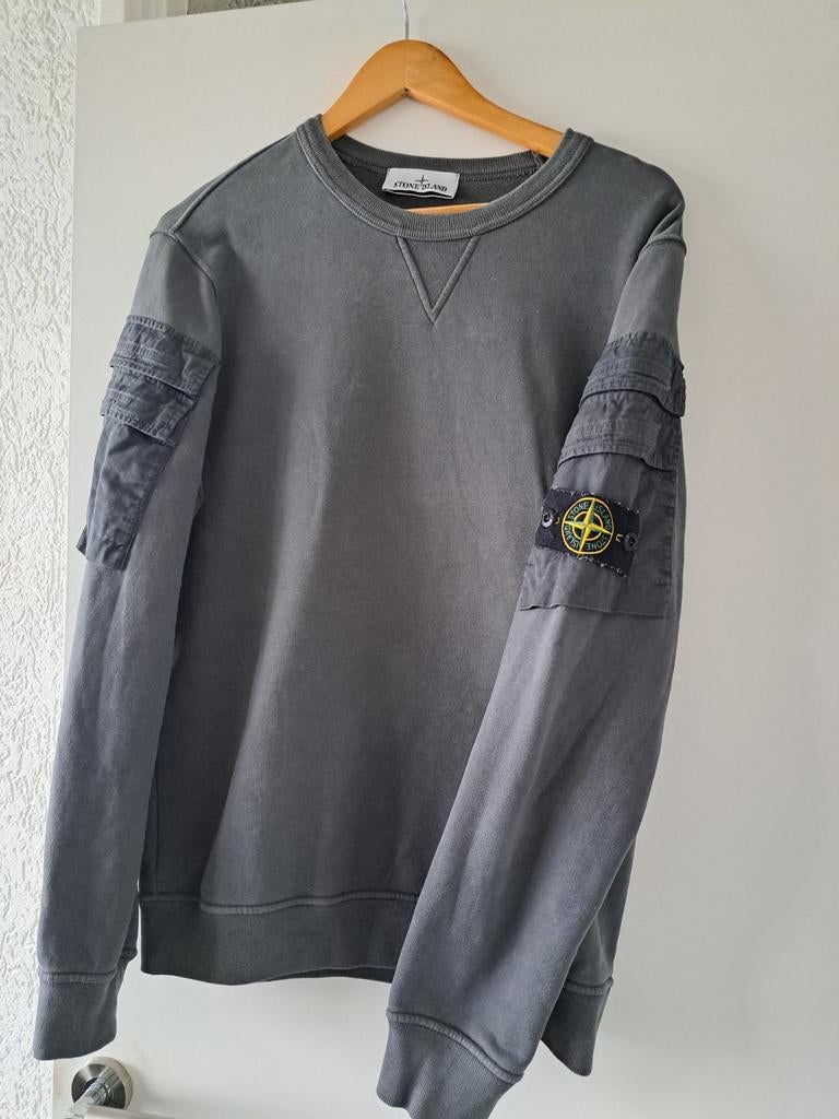 Originele Stone Island trui met klepzakken en badge, M, Ophalen of Verzenden