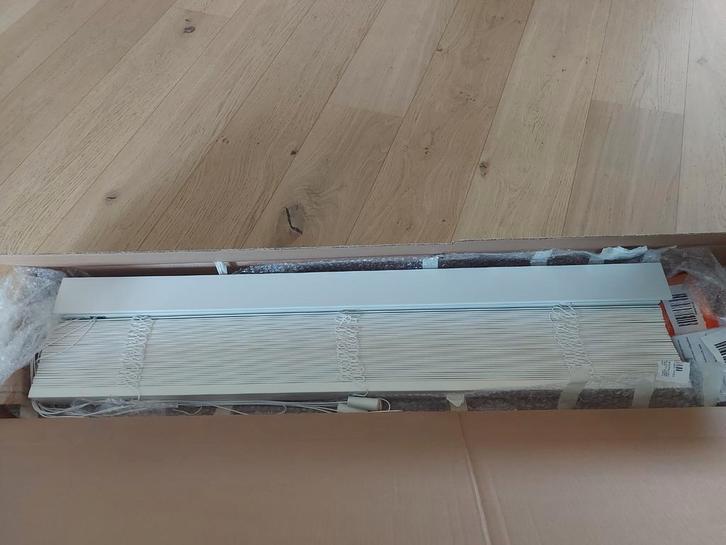 Houten jaloezie wit 98x173 cm, Huis en Inrichting, Stoffering | Gordijnen en Lamellen, Nieuw, 150 tot 200 cm, 50 tot 100 cm, Wit