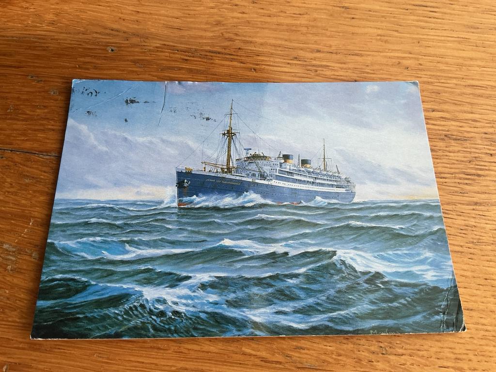 S585 MS JOHAN VAN OLDENBARNEVELT, Verzamelen, Ophalen of Verzenden, Zo goed als nieuw, Kaart, Foto of Prent