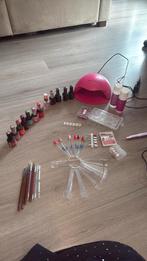 Pink gellac set, Ophalen of Verzenden, Zo goed als nieuw, Overige kleuren, Handen en Nagels