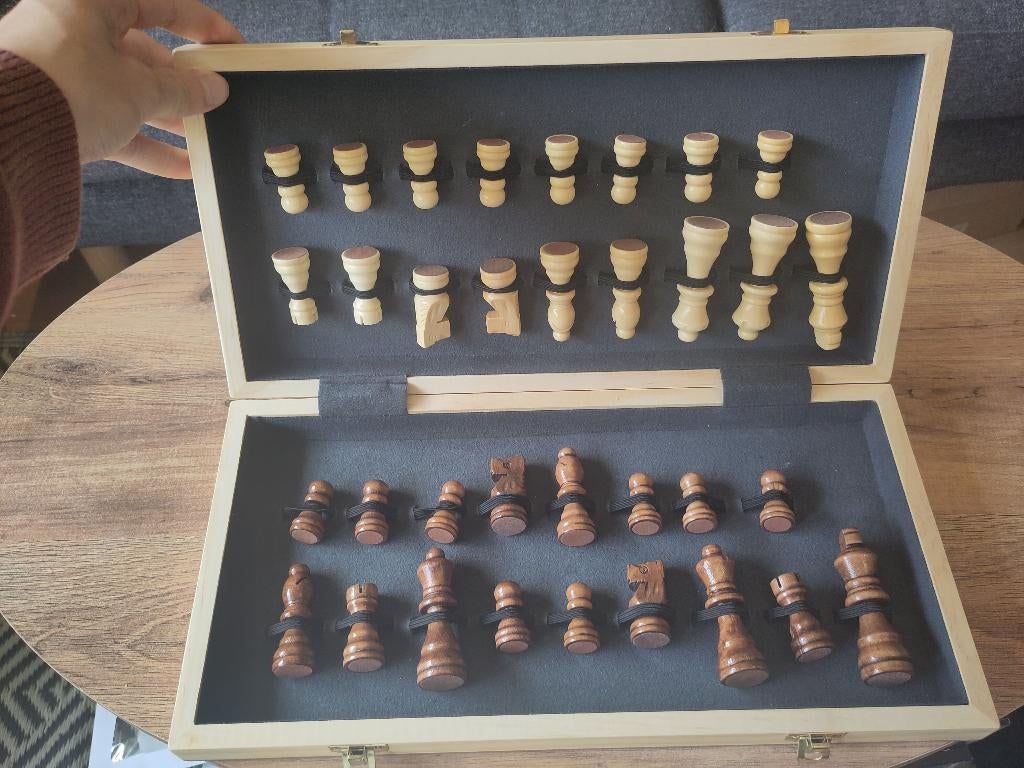 Schaakset, Een of twee spelers, Ophalen, Zo goed als nieuw