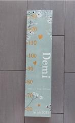 Groeimeter / meetlat van hout handgemaakt & gepersonaliseerd, Kinderen en Baby's, Kraamcadeau, Info@rwhoutidee.nl, Nieuw, Ophalen of Verzenden