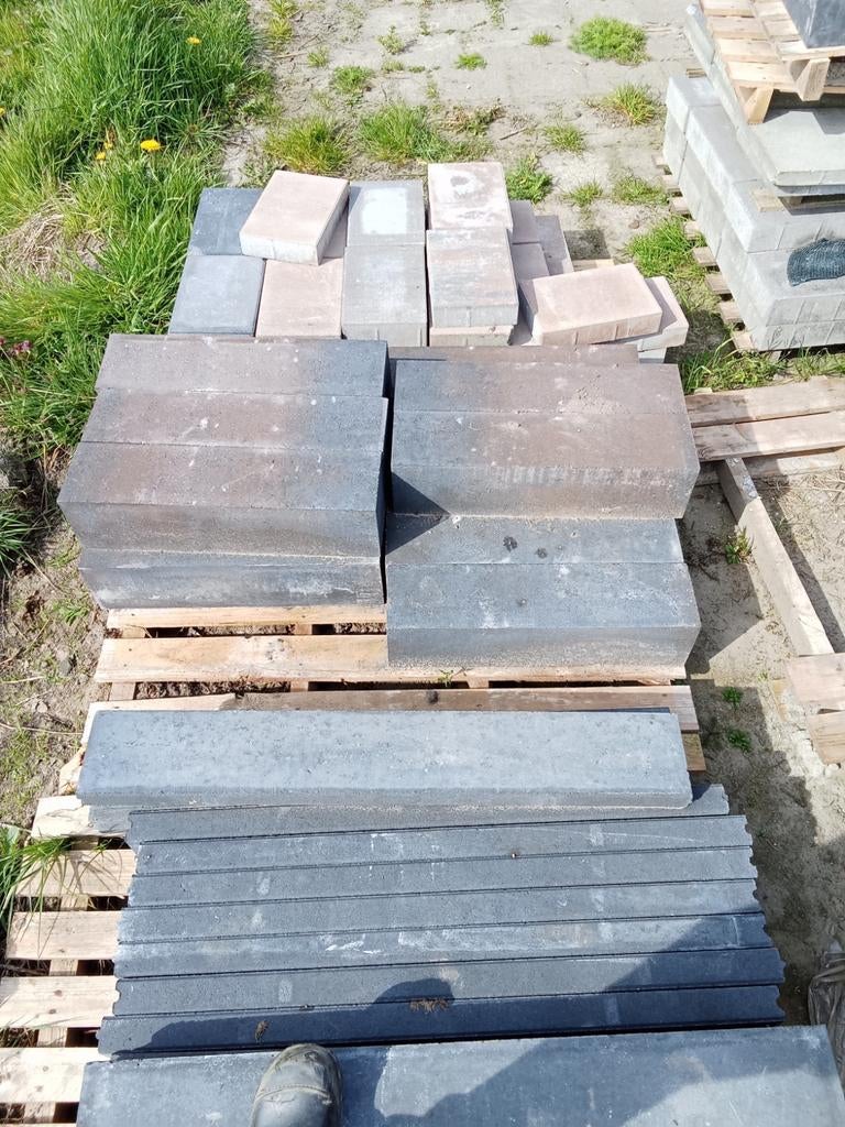 14 Muurelementen 15x15x60 cm, Ophalen, Nieuw, Beton, Overige typen