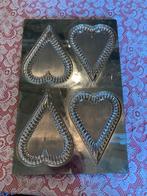 Vintage Chocoladevorm Harten, Ophalen, Gebruikt, Nvt, Nvt