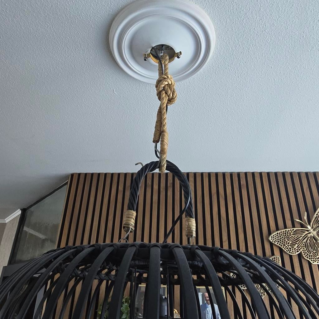 Riviera Maison San Carlos Hanglamp (2 maten), Ophalen, Gebruikt, 50 tot 75 cm, Landelijk, Riviera Maison