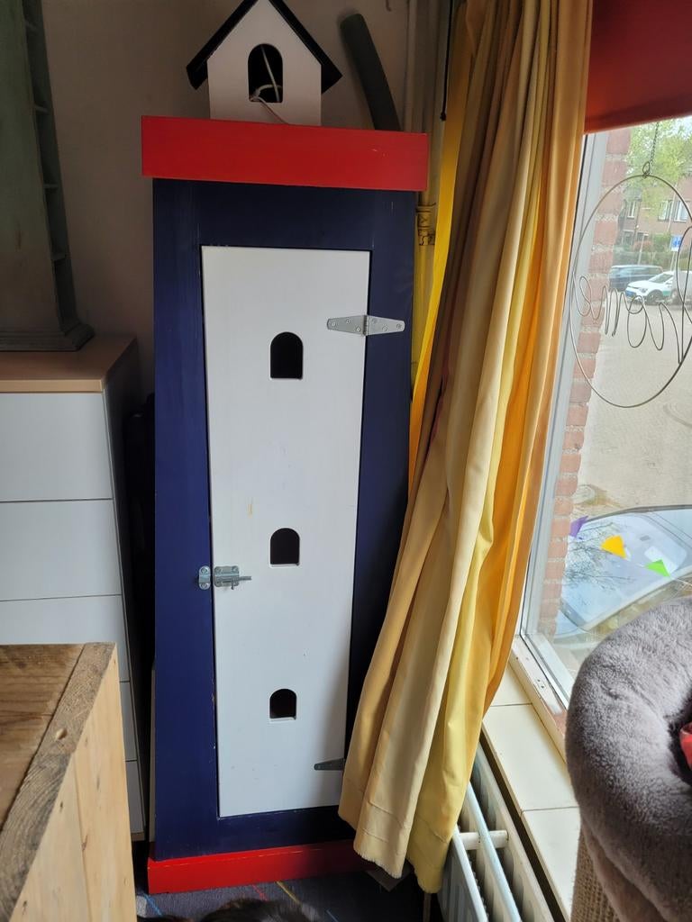 Vuurtoren kast., Huis en Inrichting, Ophalen, Gebruikt, 50 tot 100 cm, Minder dan 100 cm