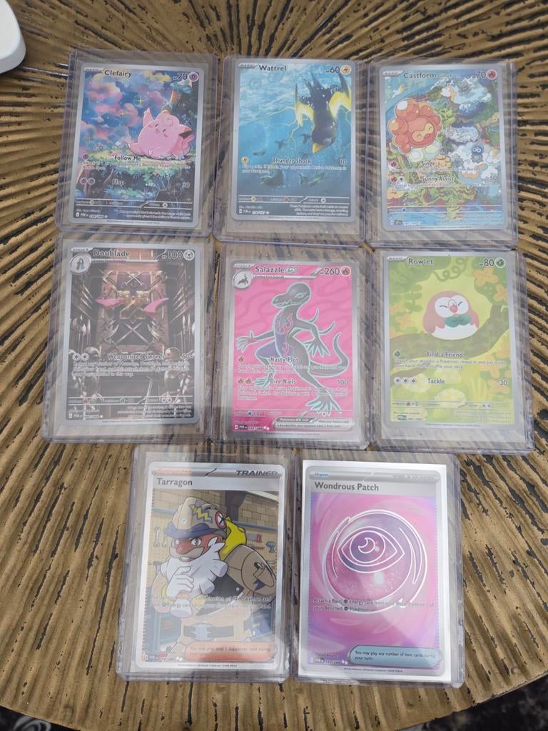 Pokémon Kaarten Collectie - Full Art & Holo Rares, Ophalen of Verzenden, Zo goed als nieuw, Meerdere kaarten, Foil
