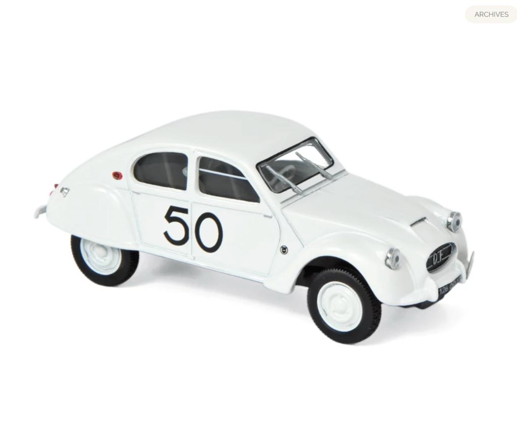 CITROEN 2CV DAGONET RALLYE CHARENTES '56 1/43 NOREV 15139, Verzenden, Nieuw, Auto, Norev