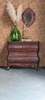 Zwaar eiken vintage retro barok buikkastje kastje ladenkast, Ophalen, Gebruikt, 50 tot 100 cm, 3 of 4 laden