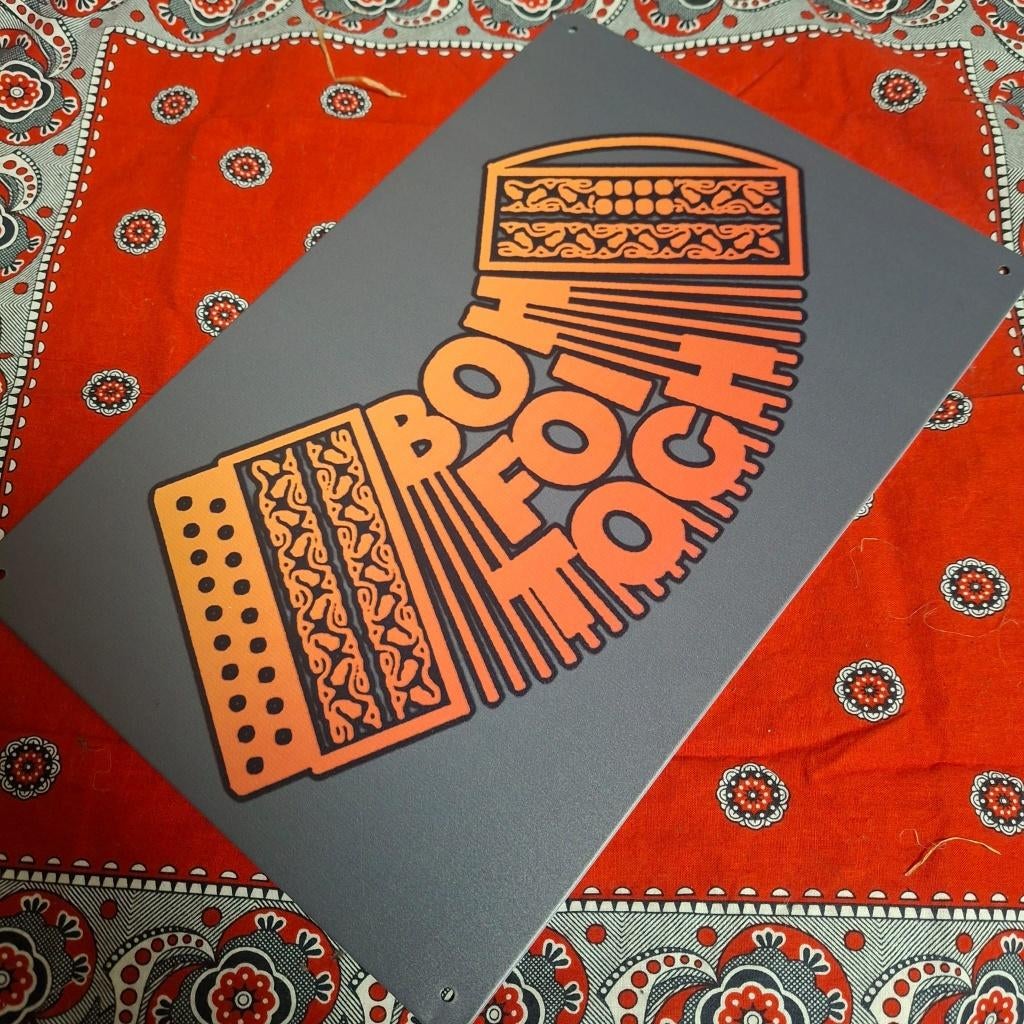 Boh Foi Toch Metalen wandplaat / wandbord, Metaal, Nieuw, Ophalen of Verzenden, Reclamebord