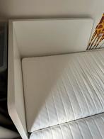 Ikea Flekke bedbank wit met 2 matrassen, Ophalen, Verstelbaar, Wit, Tweepersoons