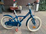 Btwin 16 inch kinderfiets kleur blauw, Fietsen en Brommers, Fietsen | Kinderfietsjes, Ophalen, Zo goed als nieuw, 16 tot 20 inch