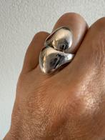 M220/Zilveren ELLE Disign ring met Robijn 17 3/4, Gebruikt, Verzenden, X, Dame