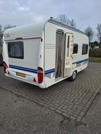 Hobby 440 SF Excellent vloerverwarming voortent  douche 🥳, Schokbreker, Hobby, Bedrijf, Treinzit