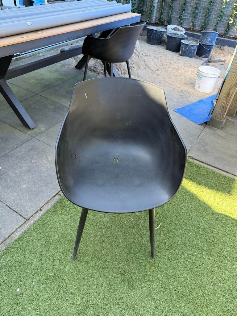 Tuinstel met 5 stoelen, Ophalen, Gebruikt, Kunststof