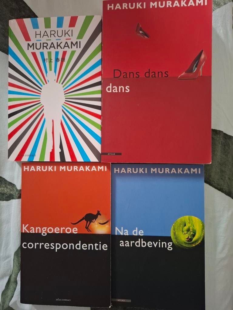 4x Haruki Murakami, Verzenden, Gelezen