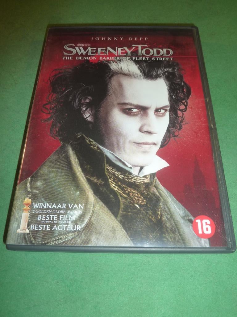 Sweeny Todd Demon barber of Fleet Street dvd Tim Burton, Alle leeftijden, Verzenden, Zo goed als nieuw, Overige gebieden