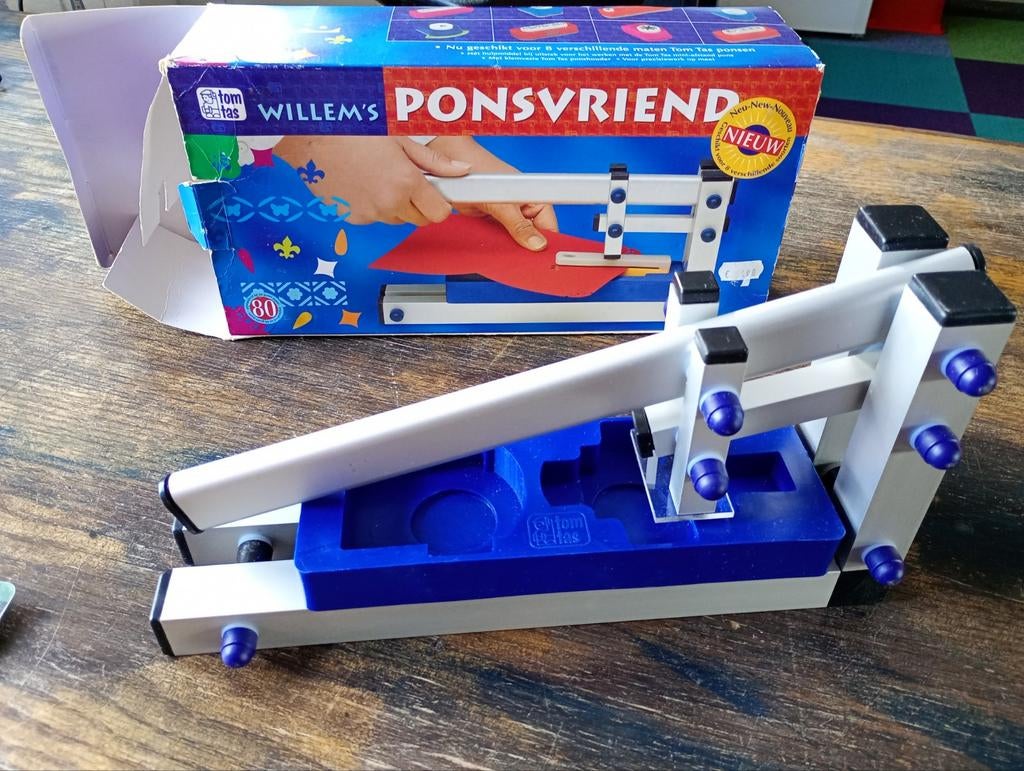 Tom Tas Ponsvriend - Ponsapparaat voor knutselen, Ophalen of Verzenden, Zo goed als nieuw, Gereedschap of Toebehoren