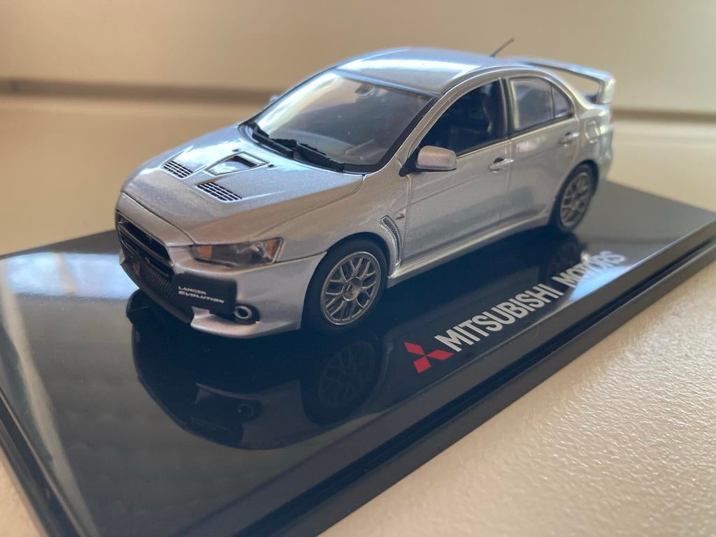 Mitsubishi Lancer Evolution 1/43-Uniek voor jouw verzameling, Hobby en Vrije tijd, Modelauto's | 1:43, Ophalen of Verzenden, Nieuw