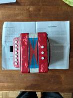 Rode kinderaccordeon - Zo goed als nieuw, Overige merken, Overige formaten, Ophalen of Verzenden, Zo goed als nieuw